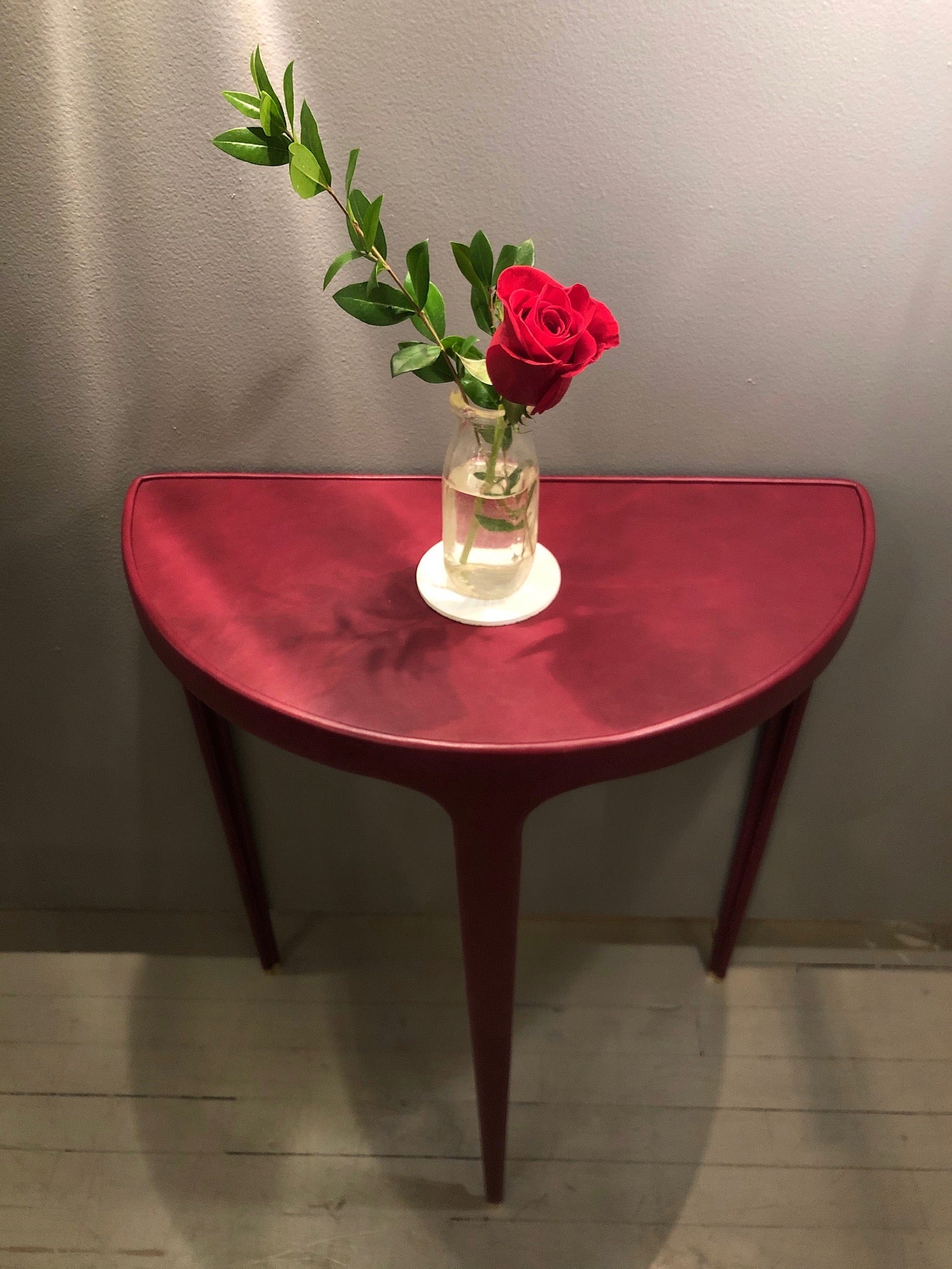 WISP TABLE DEMI LUNE - chili