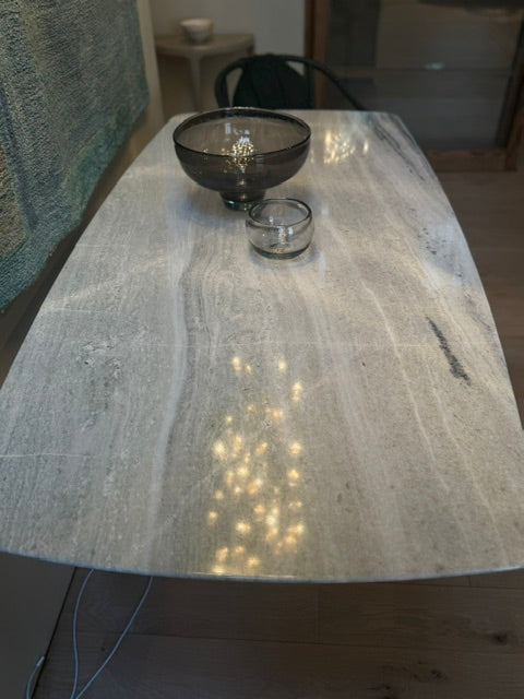 MARBLE TABLE TOP - grey