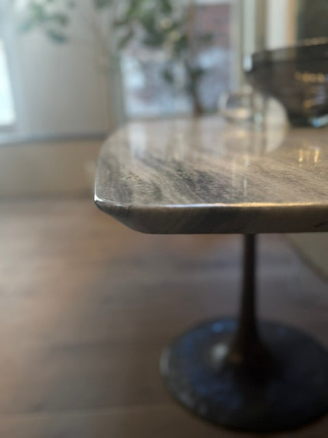 MARBLE TABLE TOP - grey