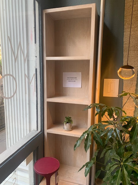 OAK TALL BOOKCASE