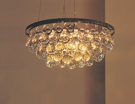 ARCTIC PEAR 18" CHANDELIER - bronze