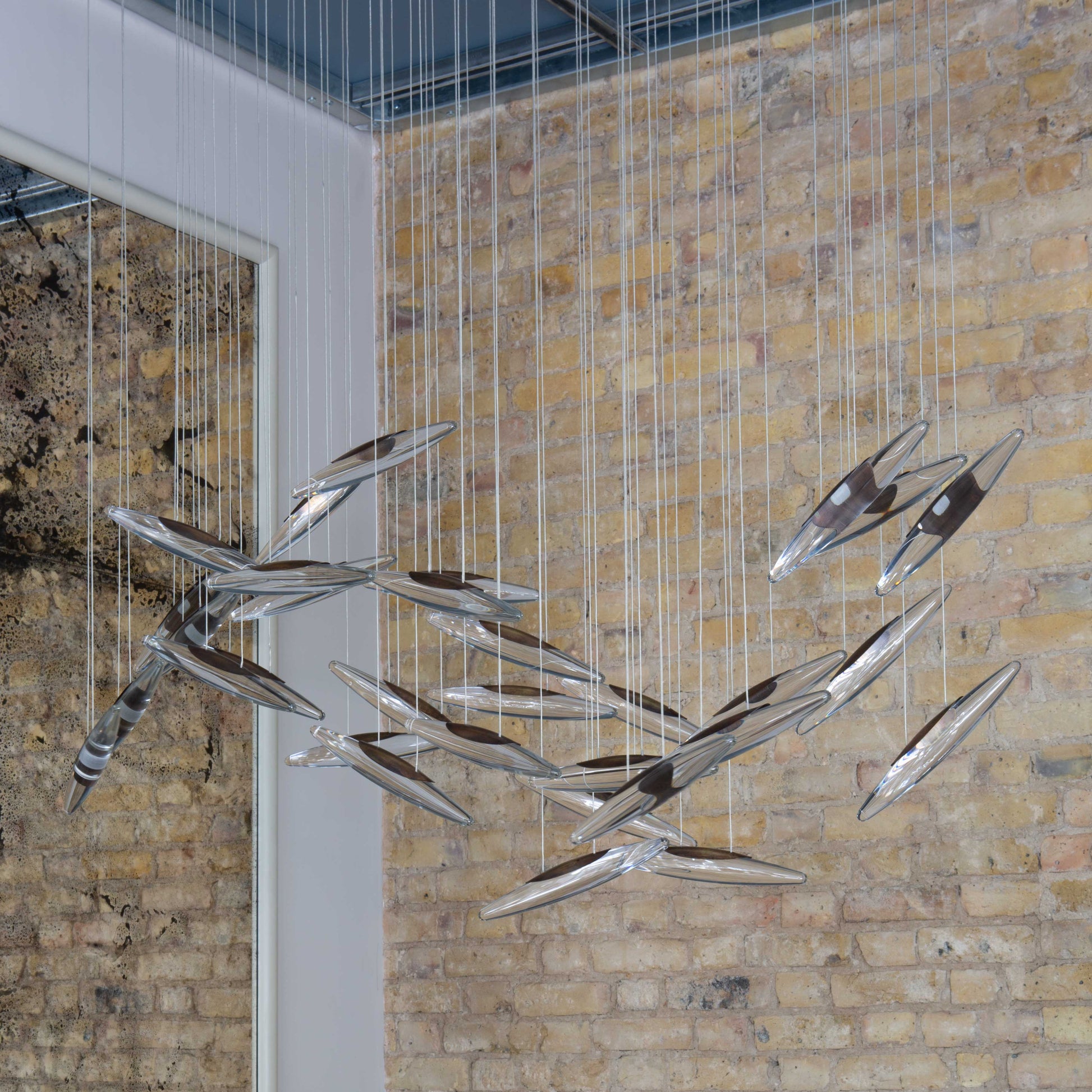 MOONLIGHT MURMURATION CHANDELIER - 17 drop